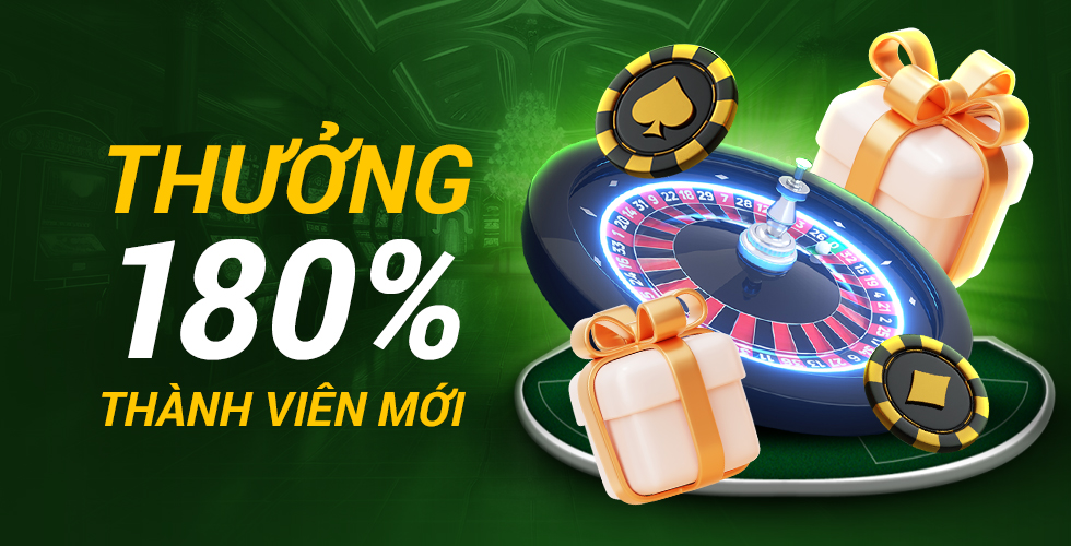 Chào mừng thành viên mới UG88 - Thưởng 180%