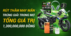 Rút thăm trúng giải - phần thưởng trong mơ tại UG88